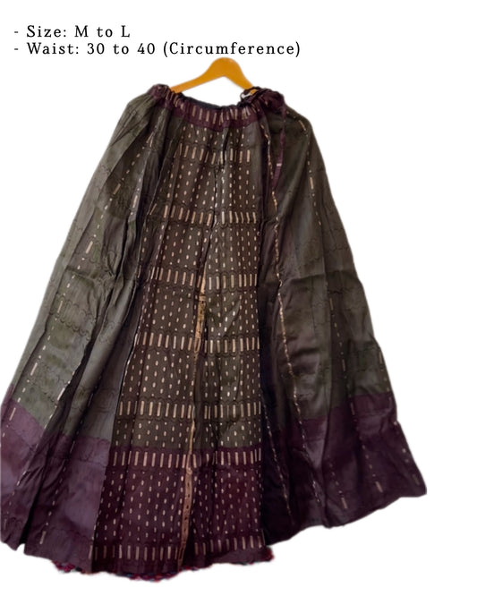 Mitti shobha silk skirt