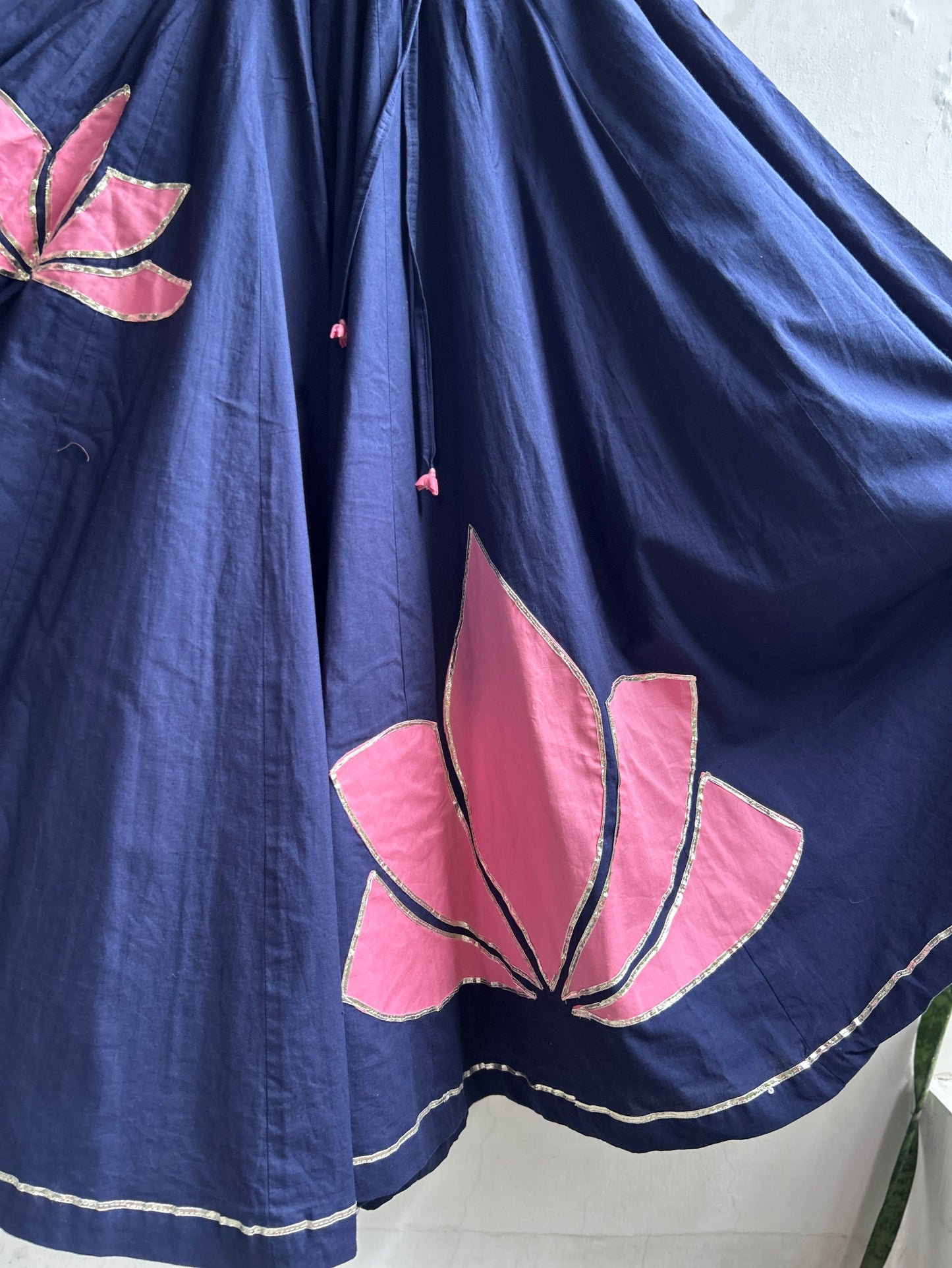Pichwai lotus Chaniya