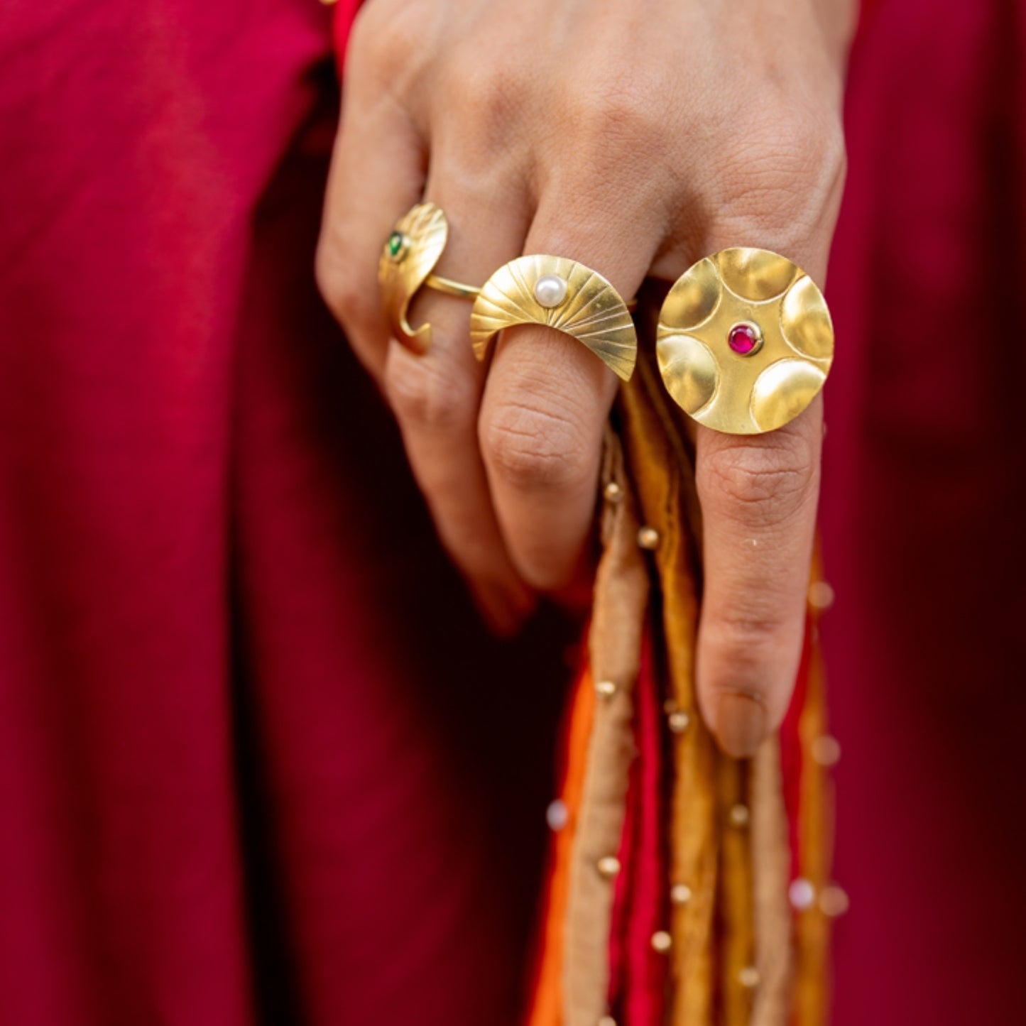 Circle pink ring