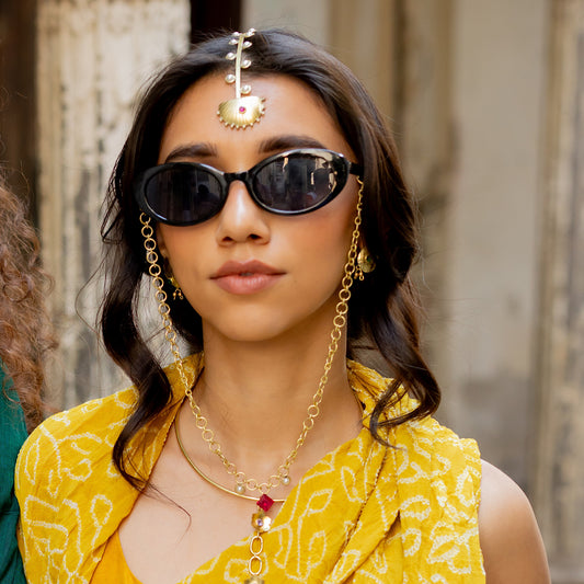 Chamkeela (Pink) - sunglasses chain