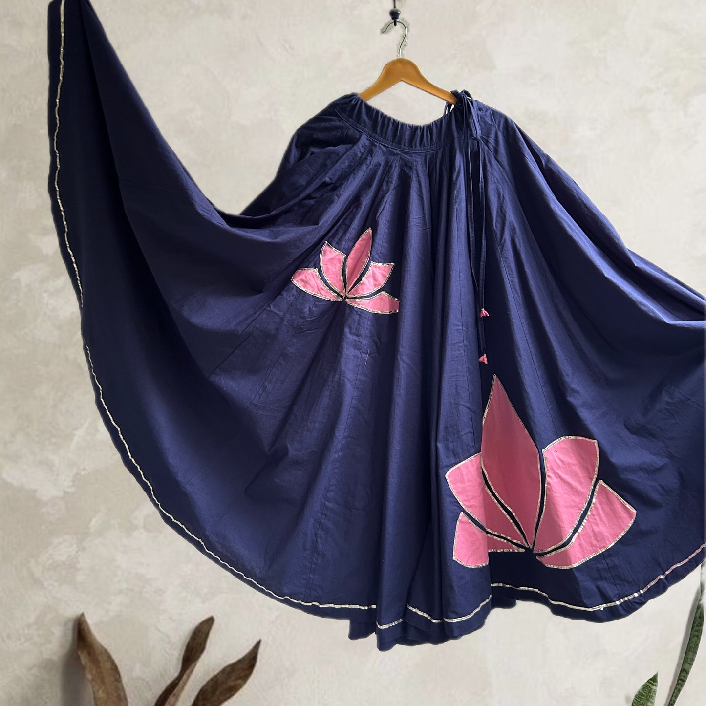 Pichwai lotus Chaniya
