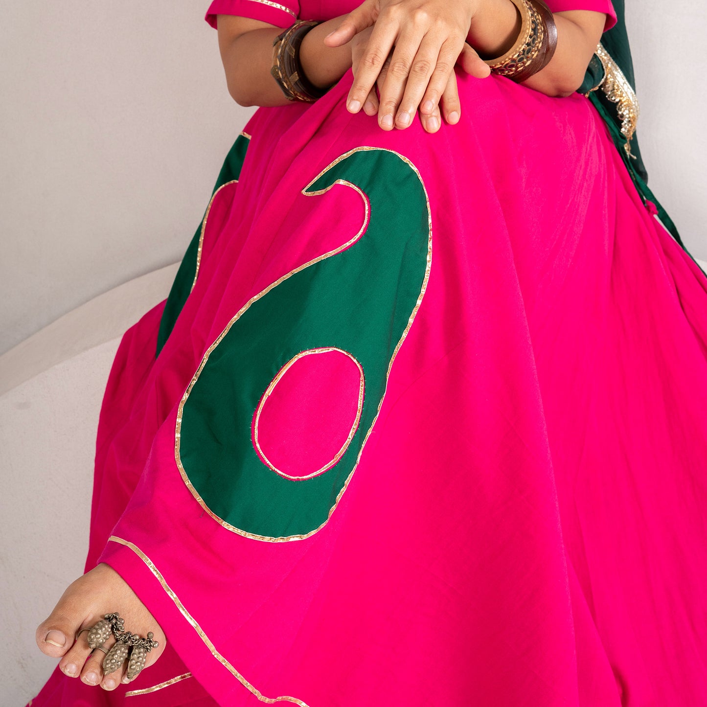 Keri Rani Pink Chaniya Choli set