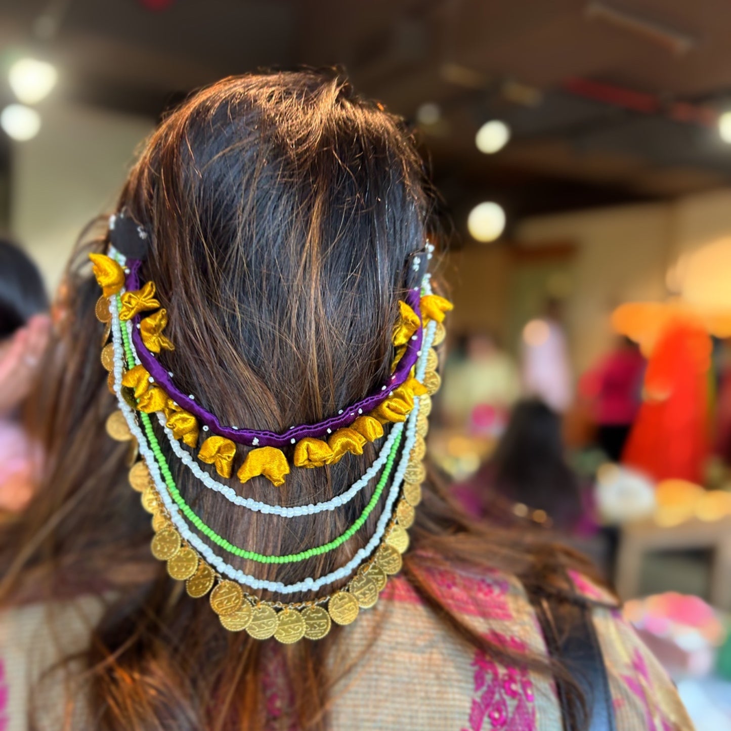 Flora pin Purple - hair accessories