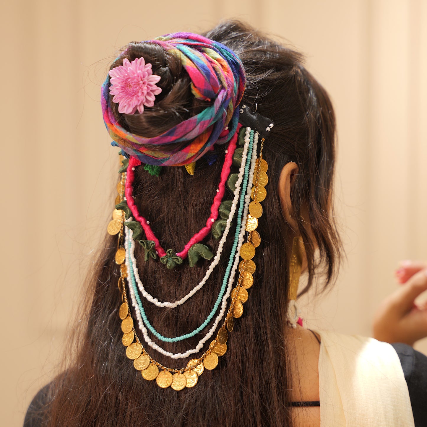 Flora pin pink hair accessories