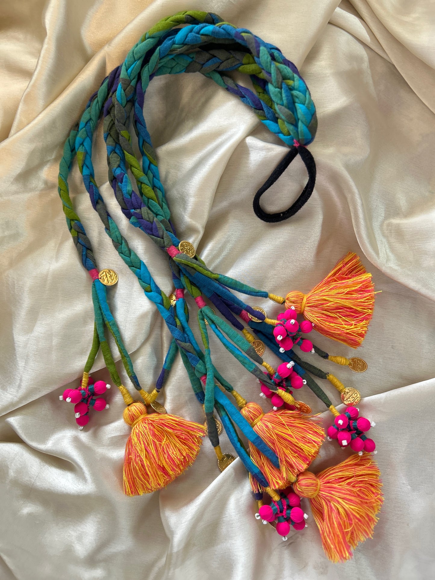 Kesha hair accessory - Green & Blue