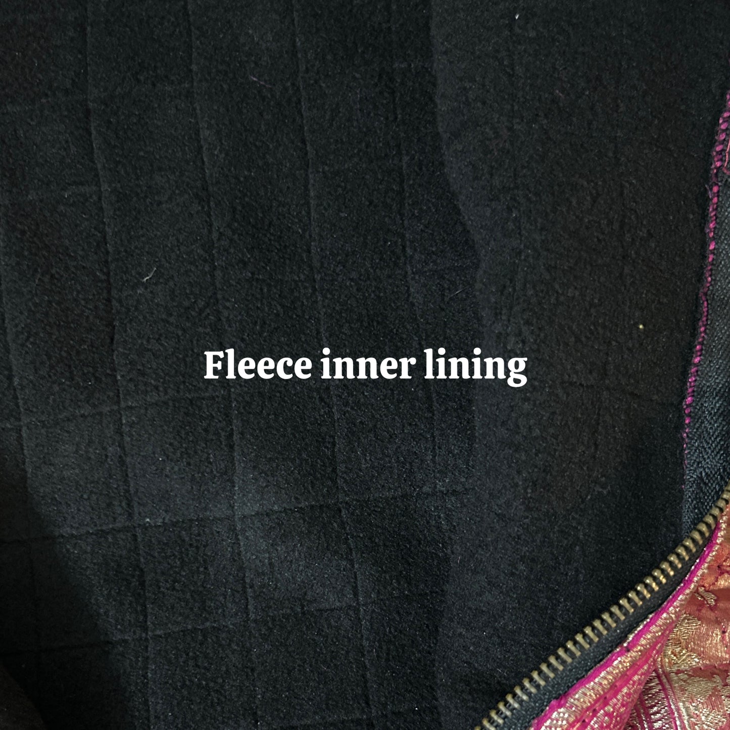 Green with intricate detailing winter old saree jacket