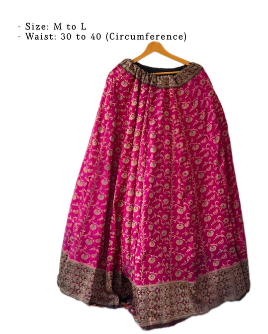 Manjari rasa silk skirt