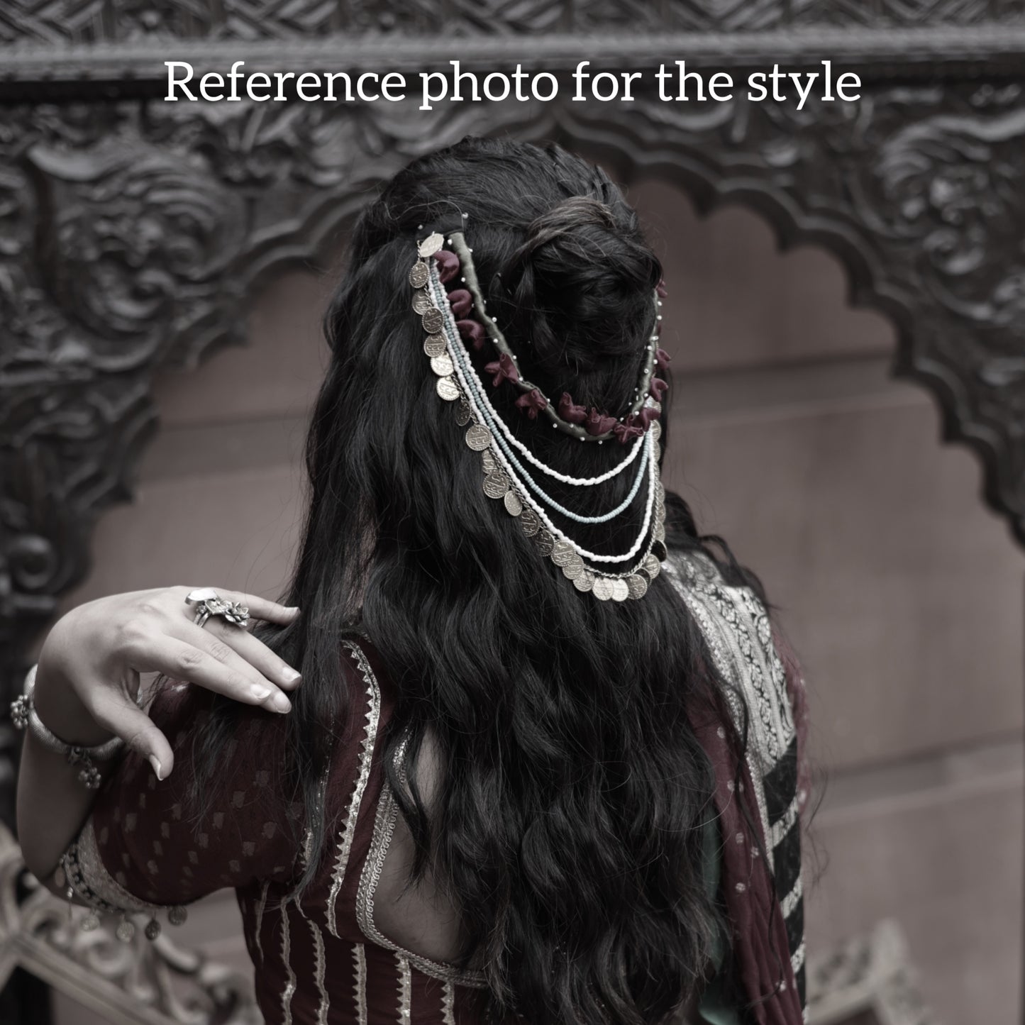 Flora pin Purple - hair accessories