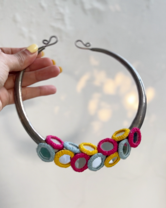 Yellow Pink Mirror Hasli