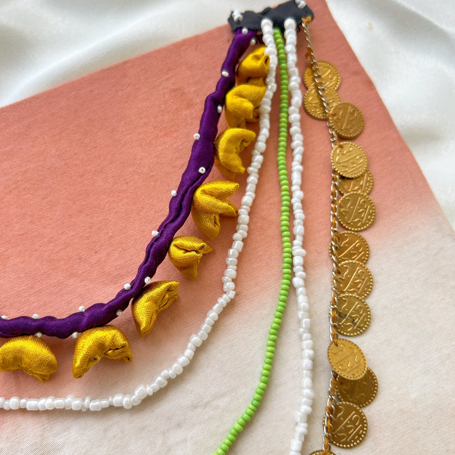 Flora pin Purple - hair accessories