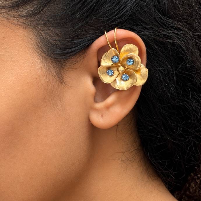 Champa ear cuff pair