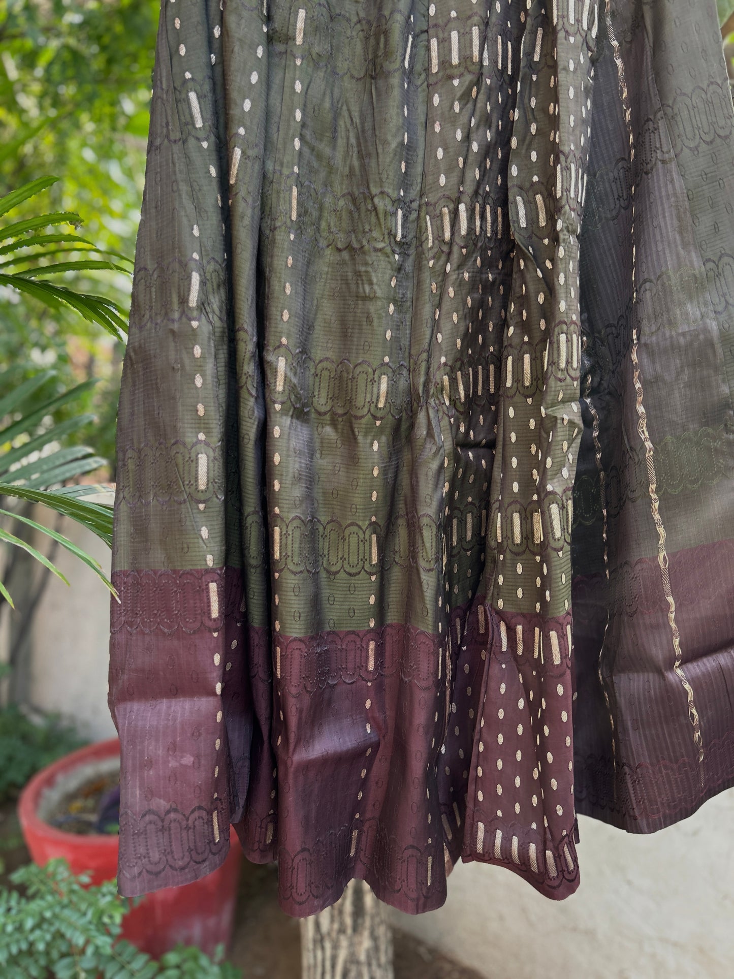 Mitti shobha silk skirt