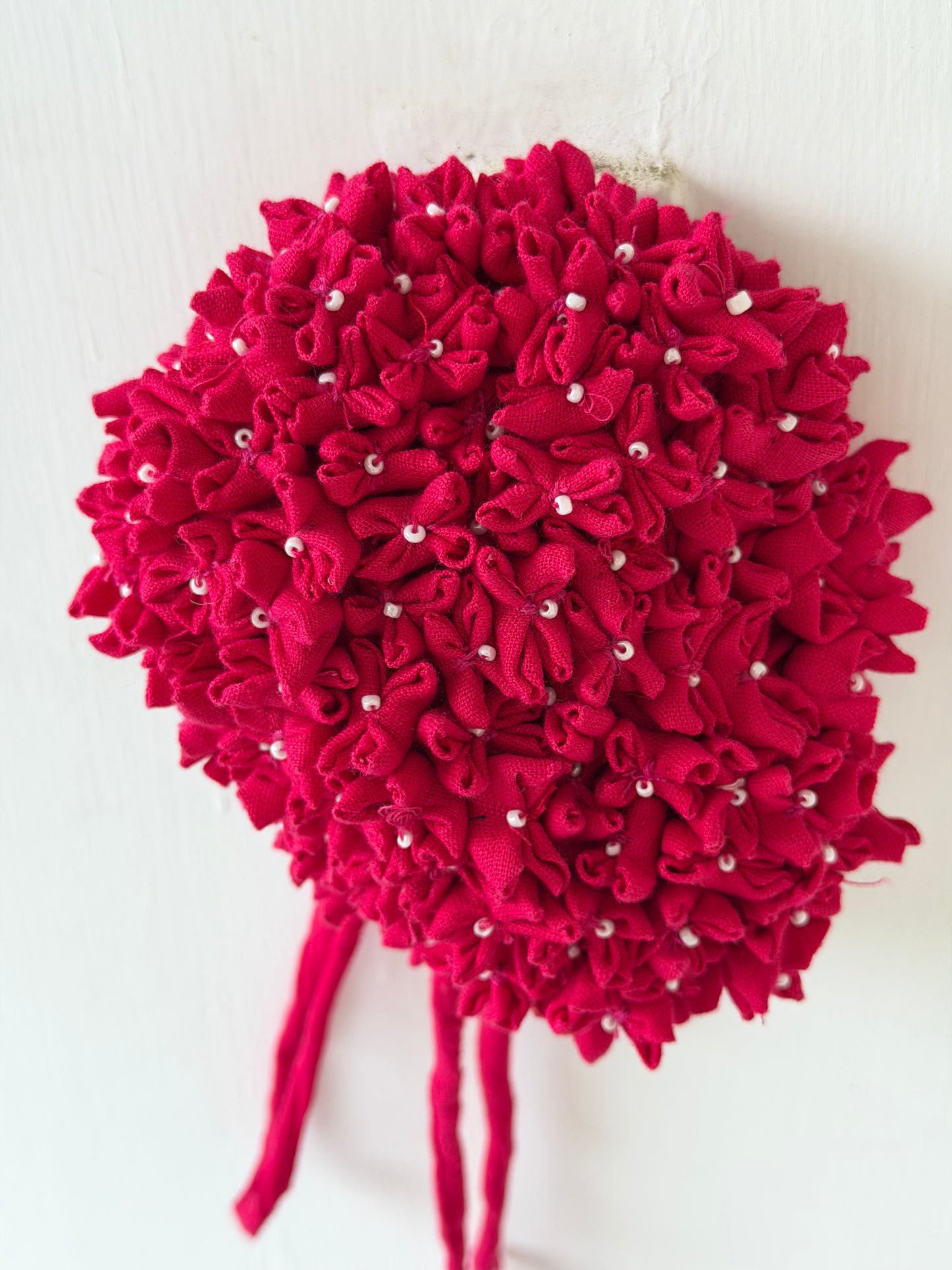 Pink mogra bun
