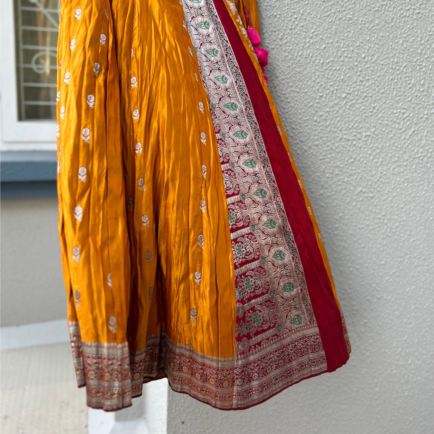 Sunrise old saree skirt 2