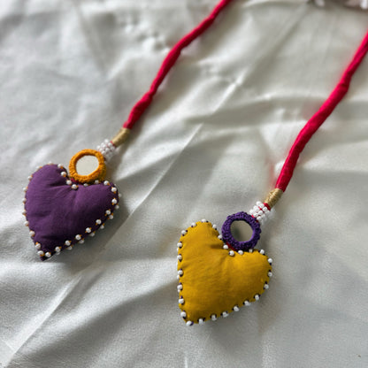 Jasmine hearts dori necklace