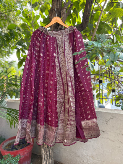 Rajvaani silk skirt