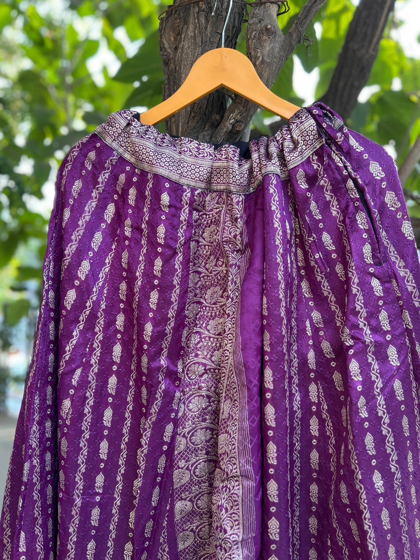 Shyamala silk skirt