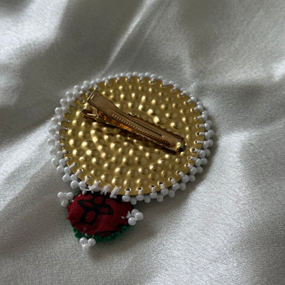 Sun mirror hair pin