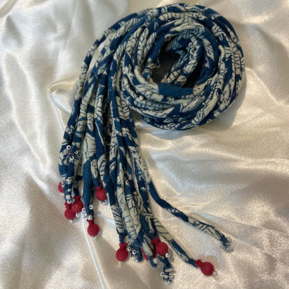 Blue print hair strings 21 inch