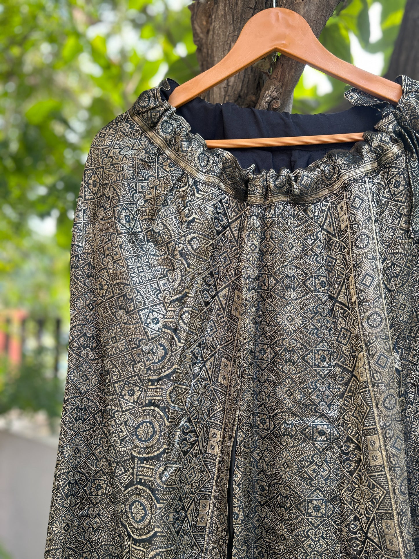 Sona Kali silk skirt