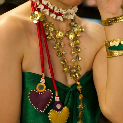 Jasmine hearts dori necklace