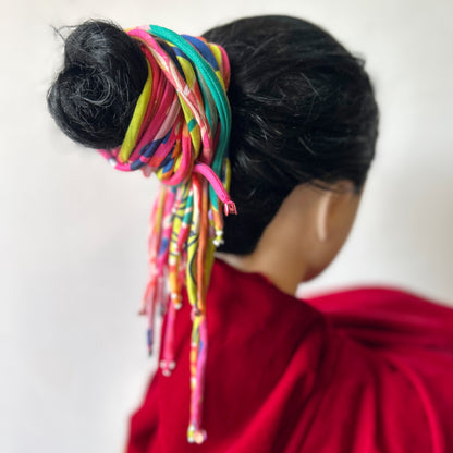 Dance in Neons Hair strings 21 inch with rubber band