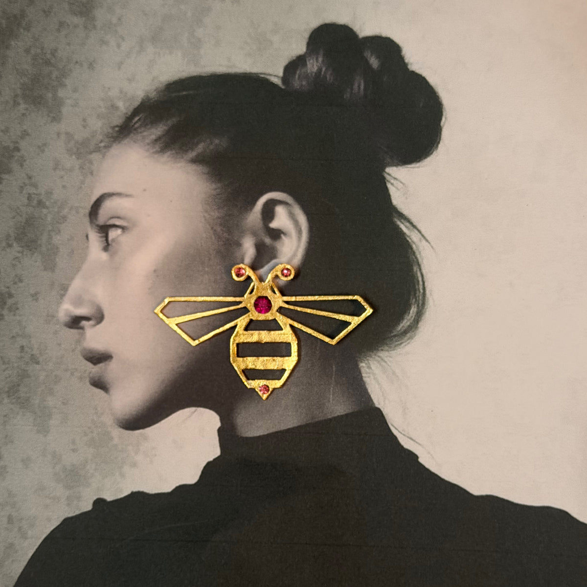 Bee earrings