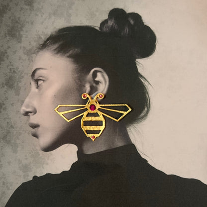 Bee earrings