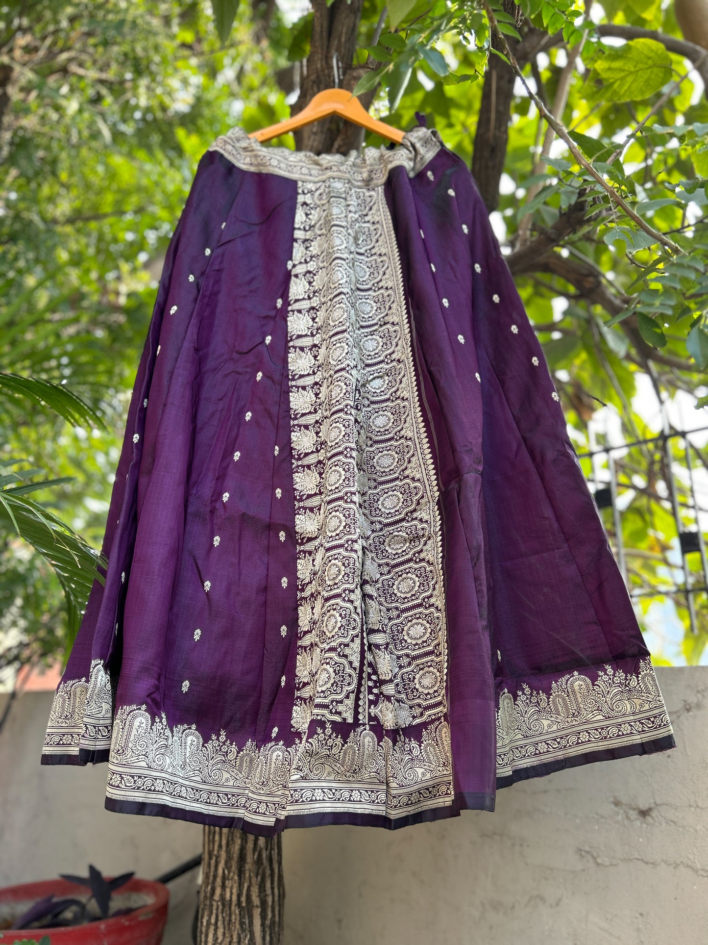 Violet Chandi silk skirt