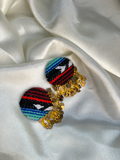 African jacquard Earrings