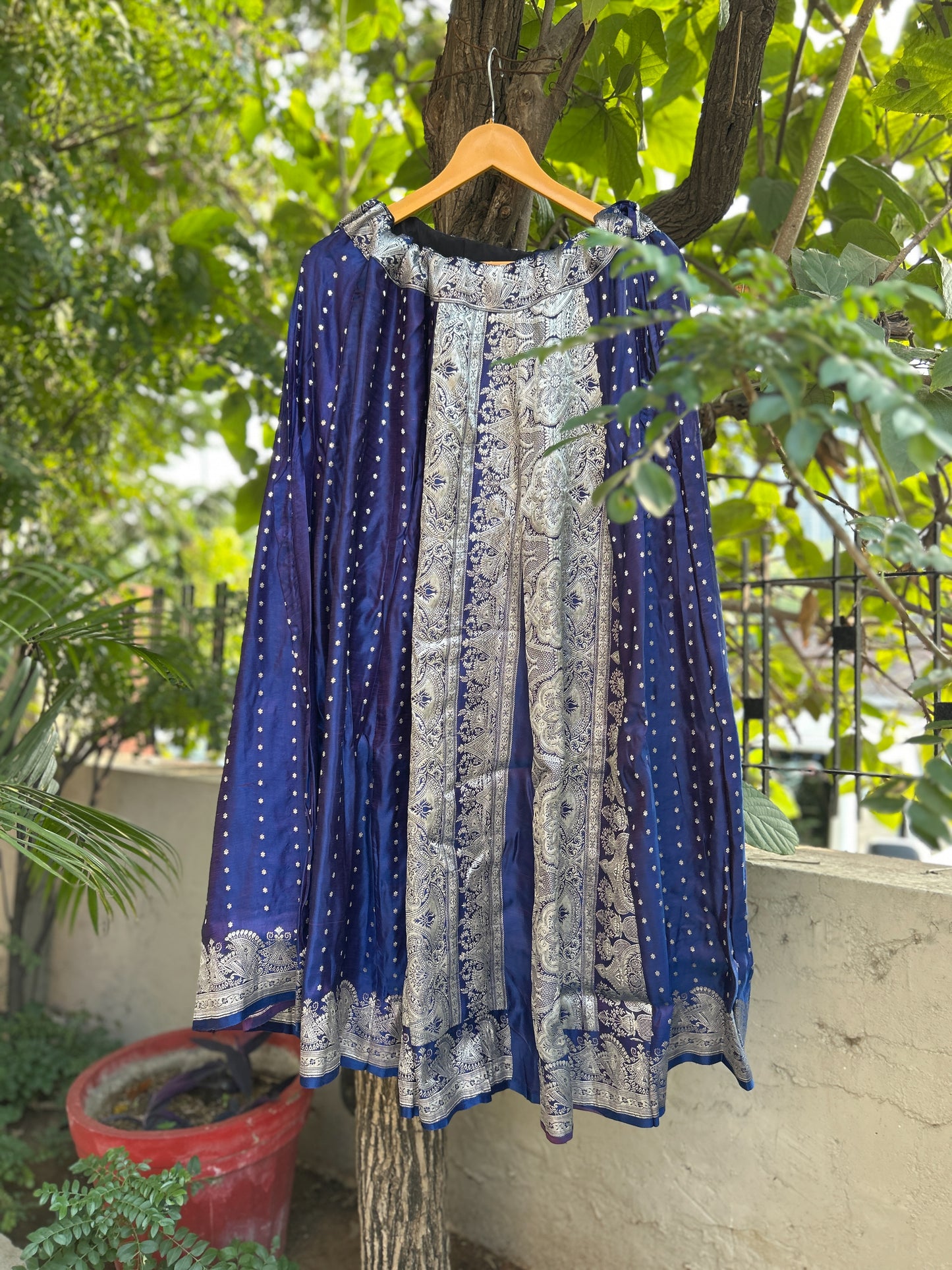 Neelkamal silk skirt