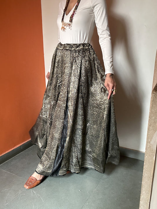 Sona Kali silk skirt