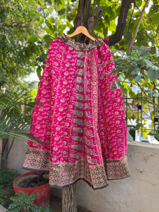 Manjari rasa silk skirt